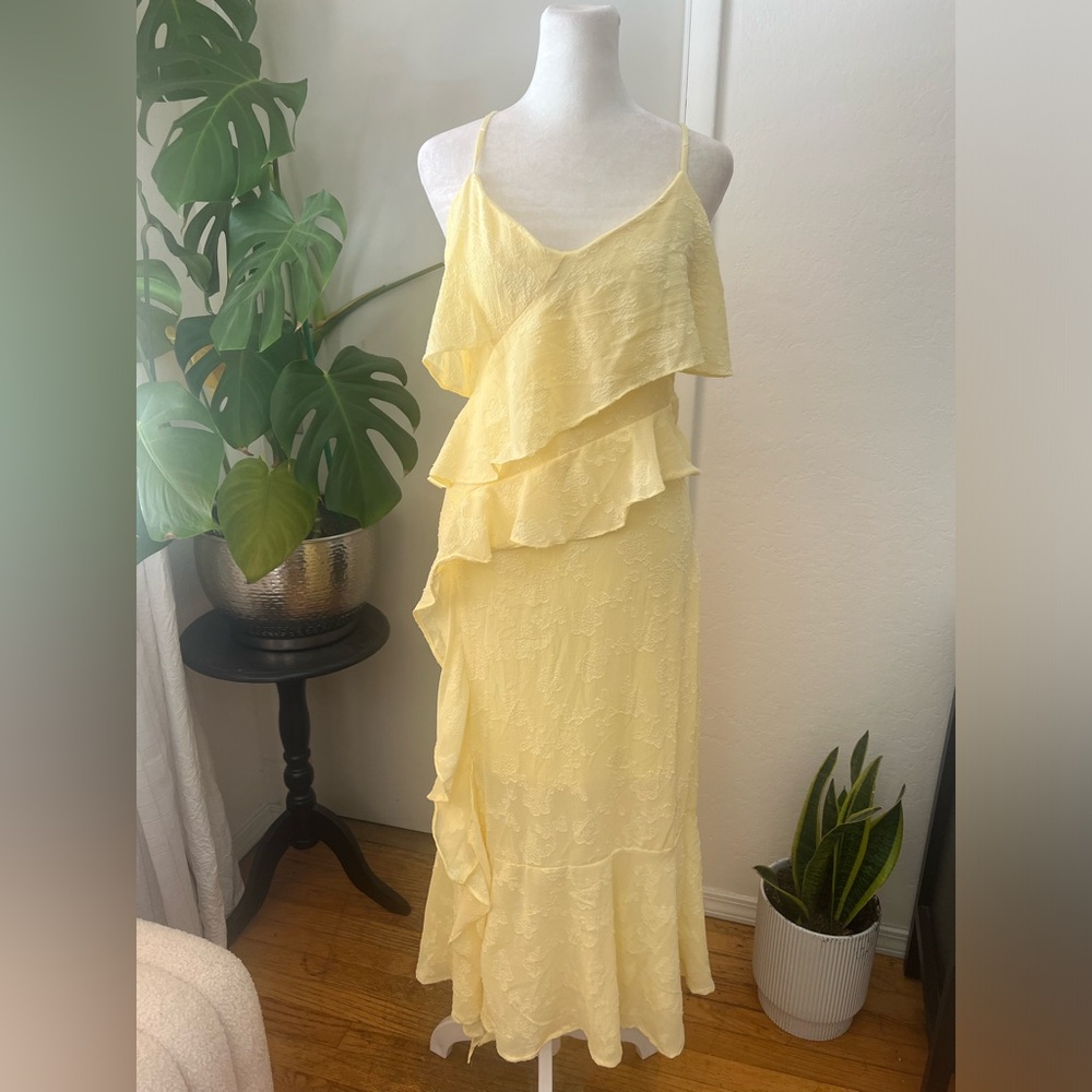 Wild Fable Asymmetrical Yellow Dress